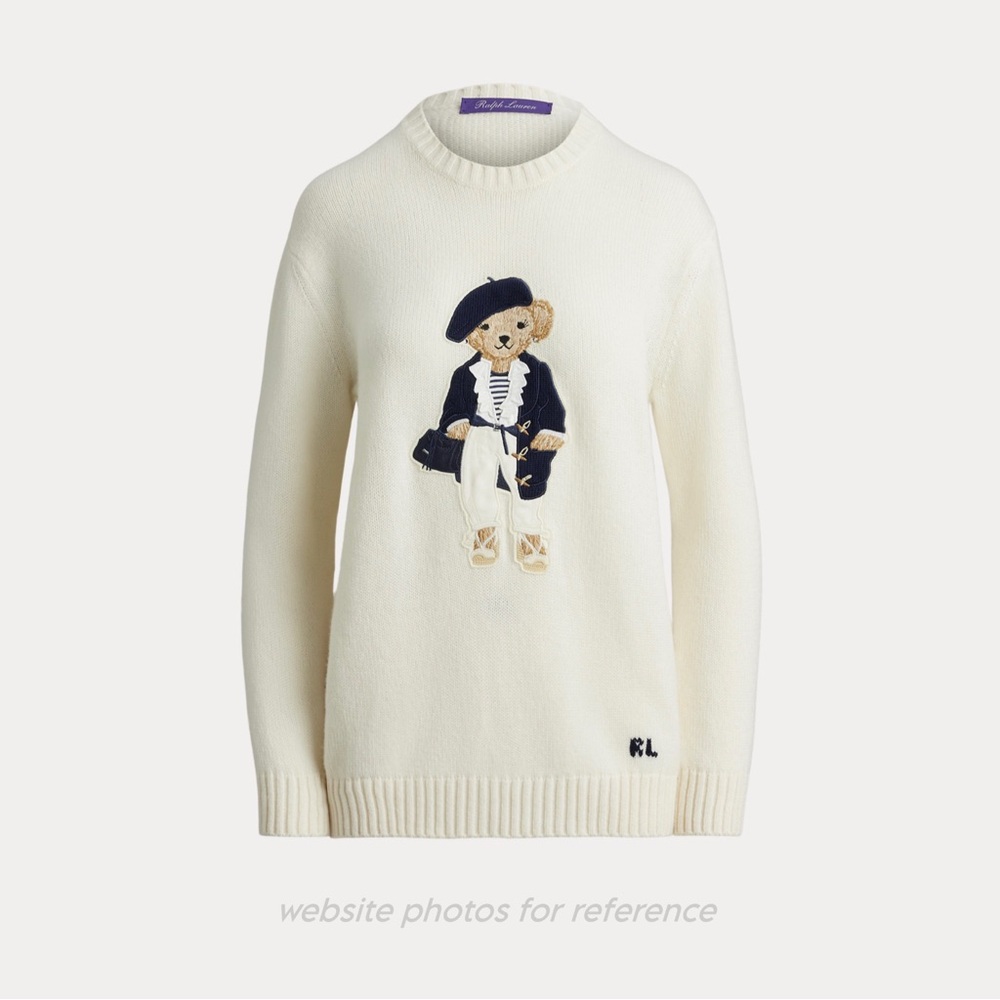 Ralph Lauren Collection Pre-Spring Cashmere 2026 Bear Sweater